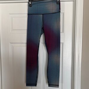 lululemon athletica Blue and Purple Gradient Leggings